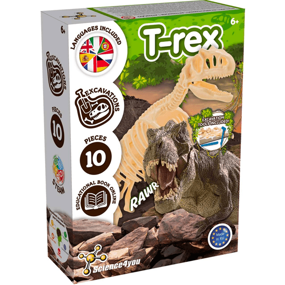 Science4You- T-Rex Fossil Excavation - Lennies Toys