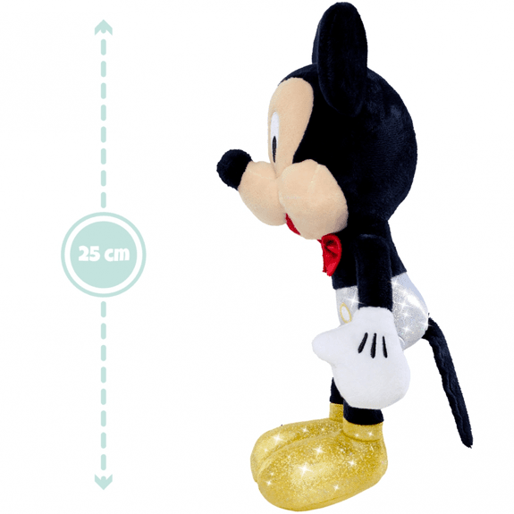 Simba Disney Plush 25 cm Sparkly Soft Toy - Mickey Mouse - Lennies Toys