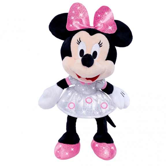 Simba Disney Plush 25 cm Sparkly Soft Toy - Minnie Mouse - Lennies Toys
