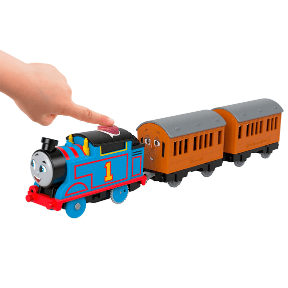 Thomas & Friends Motorised Talking Thomas with Annie and Clarabel - Lennies Toys