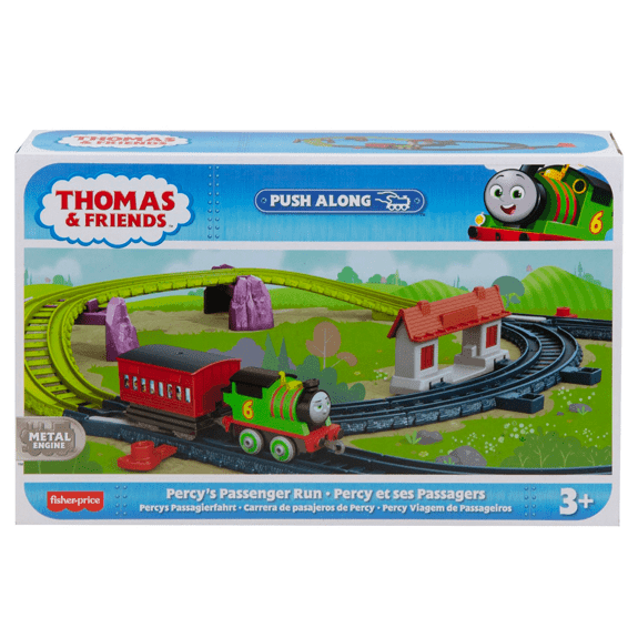 Thomas & Friends Push Along Track: Percy's Passenger Run - Lennies Toys