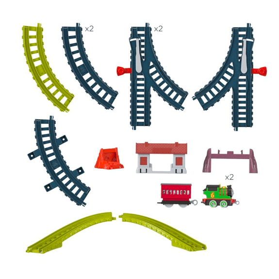 Thomas & Friends Push Along Track: Percy's Passenger Run - Lennies Toys