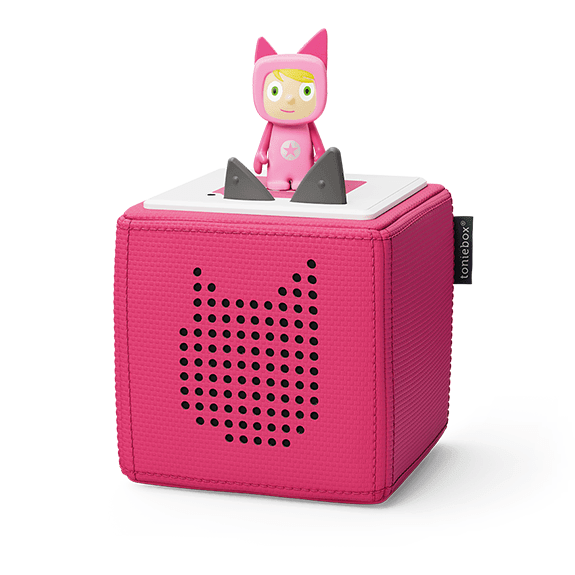 Tonies Toniebox Starter Set Audio Speaker for Kids - Pink 4251192108784