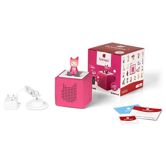 Tonies Toniebox Starter Set Audio Speaker for Kids - Pink 4251192108784