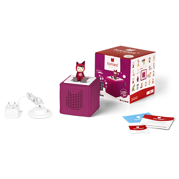 Tonies Toniebox Starter Set Audio Speaker for Kids - Purple 4251192108807