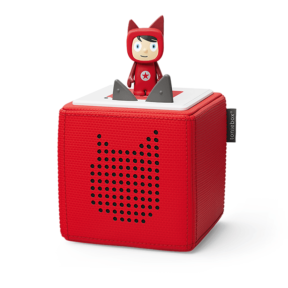 Tonies Toniebox Starter Set Audio Speaker for Kids - Red 4251192108821