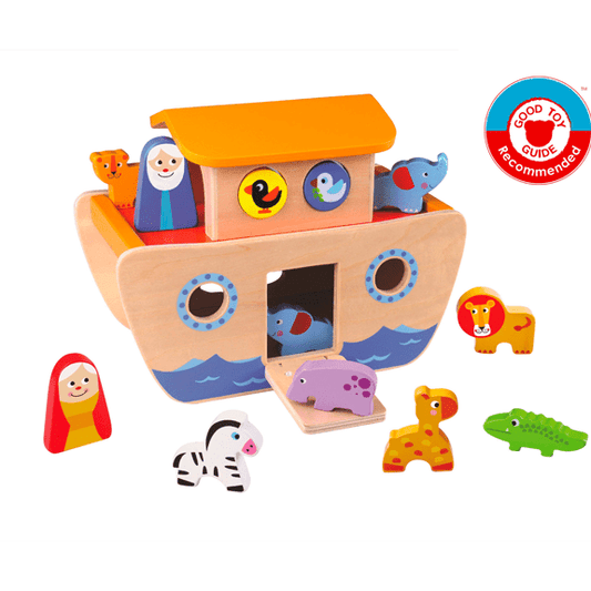 Tooky Toy's Wooden Noah's Ark - Lennies Toys